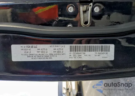 2017 Dodge Charger Se z USA, uszkodzony, nr VIN 2C3CDXBG6HH517366